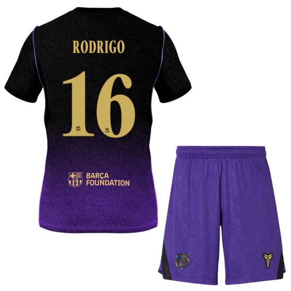 FC Barcelona Rodrigo 16 Pelipaita Lasten Vieras 2026-27 FC Barcelona Rodrigo 16 Pelipaita Lasten Vieras 2026-27