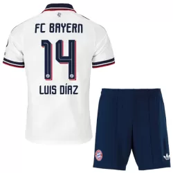 FC Bayern München Luis Diaz 14 Pelipaita Lasten Vieras 2026-27 FC Bayern München Luis Diaz 14 Pelipaita Lasten Vieras 2026-27