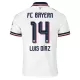 FC Bayern München Luis Diaz 14 Pelipaita Miesten Vieras 2026-27 FC Bayern München Luis Diaz 14 Pelipaita Miesten Vieras 2026-27
