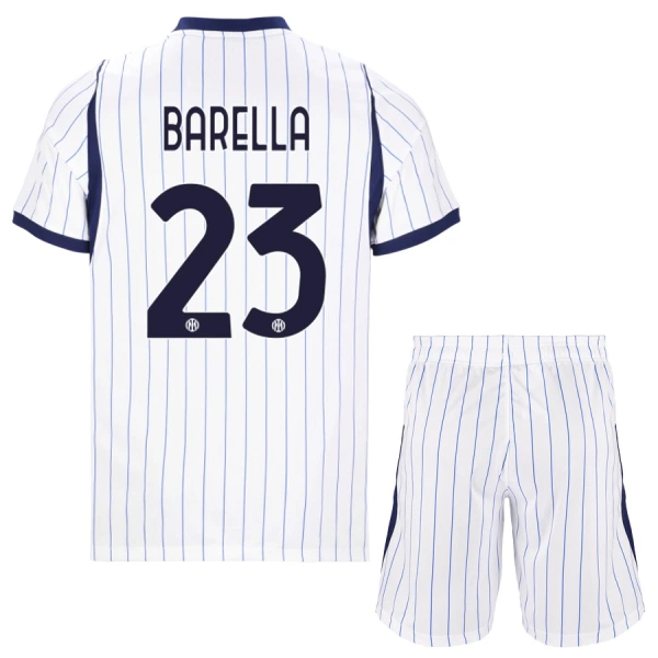 Inter Milan Barella 23 Pelipaita Lasten Vieras 2026-27 Inter Milan Barella 23 Pelipaita Lasten Vieras 2026-27