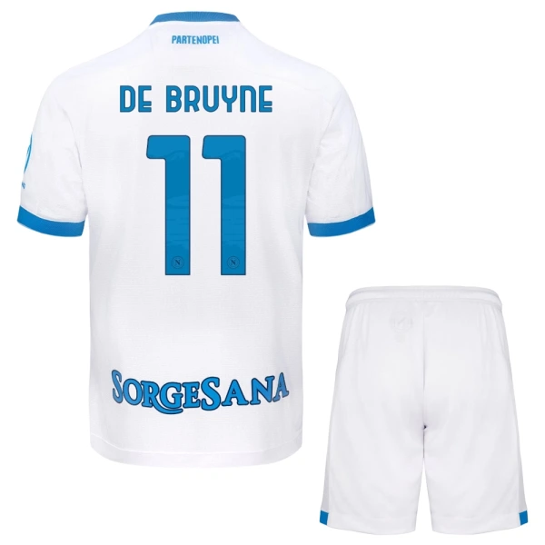 Napoli De Bruyne 11 Pelipaita Lasten Vieras 2026-27 Napoli De Bruyne 11 Pelipaita Lasten Vieras 2026-27