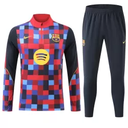 Barcelona Miesten Harjoittelupuvut Neljännes Zip 2026-27 Punainen