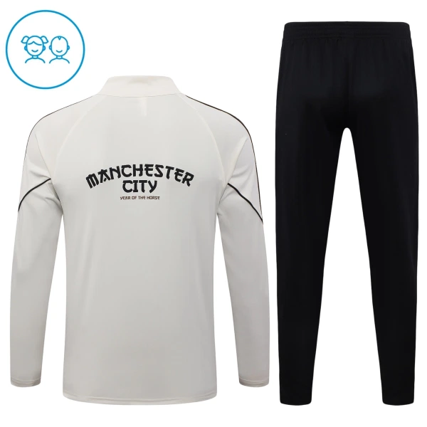 Manchester City Lasten Harjoittelupuvut Neljännes Zip 2026-27 Harmaa