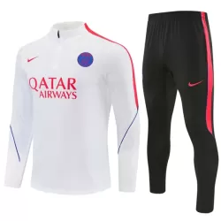 Paris Saint-Germain Miesten Harjoittelupuvut Neljännes Zip 2026-27 Valkoinen