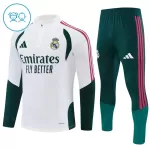 Real Madrid Lasten Harjoittelupuvut Neljännes Zip 2026-27 Valkoinen
