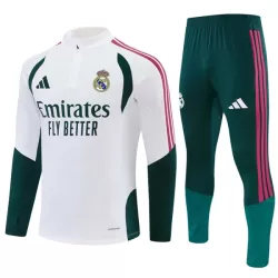Real Madrid Miesten Harjoittelupuvut Neljännes Zip 2026-27 Valkoinen Real Madrid Miesten Harjoittelupuvut Neljännes Zip 2026-27 Valkoinen