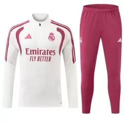 Real Madrid Miesten Harjoittelupuvut Neljännes Zip 2026-27 Valkoinen Real Madrid Miesten Harjoittelupuvut Neljännes Zip 2026-27 Valkoinen
