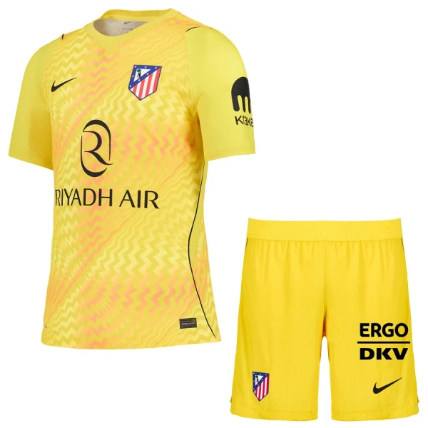 Atlético Madrid Oblak 13 Maalivahdin Pelipaita Lasten 2026-27 Keltainen