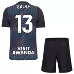 Atlético Madrid Oblak 13 Maalivahdin Pelipaita Lasten 2026-27 Musta