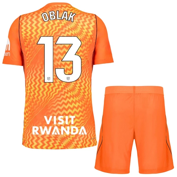 Atlético Madrid Oblak 13 Maalivahdin Pelipaita Lasten 2026-27 Oranssi Atlético Madrid Oblak 13 Maalivahdin Pelipaita Lasten 2026-27 Oranssi