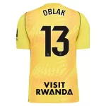 Atlético Madrid Oblak 13 Maalivahdin Pelipaita Miesten 2026-27 Keltainen