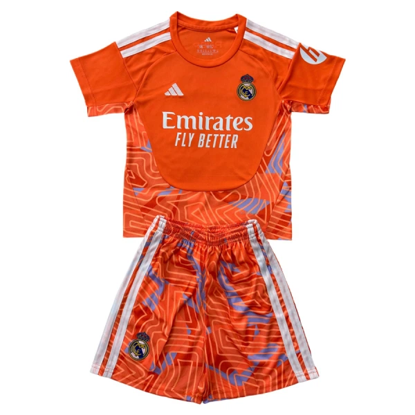 Real Madrid Maalivahdin Pelipaita Lasten 2026-27 Oranssi