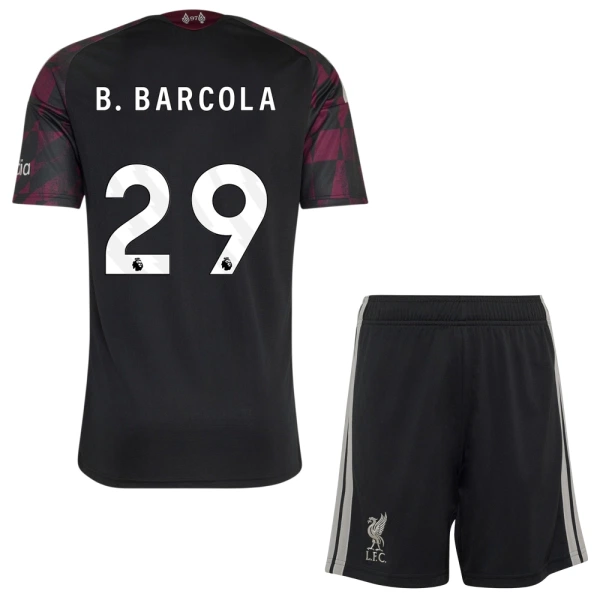 Liverpool B. Barcola 29 Pelipaita Lasten Kolmas 2026-27