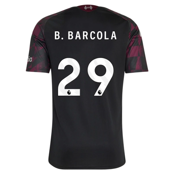 Liverpool B. Barcola 29 Pelipaita Lasten Kolmas 2026-27