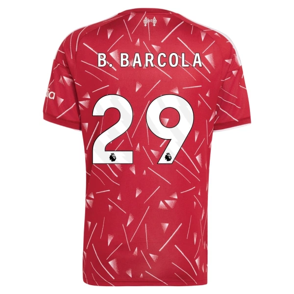 Liverpool B. Barcola 29 Pelipaita Miesten Koti 2026-27 Liverpool B. Barcola 29 Pelipaita Miesten Koti 2026-27