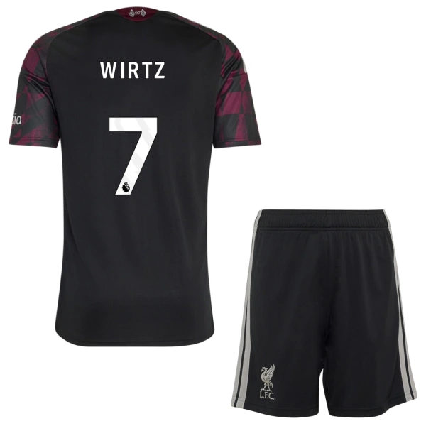 Liverpool Wirtz 7 Pelipaita Lasten Kolmas 2026-27 Liverpool Wirtz 7 Pelipaita Lasten Kolmas 2026-27
