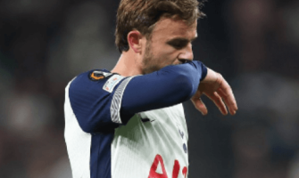 Maddisonilla on ristisiteen repeämä, mikä on vakava isku Tottenhamille Maddisonilla on ristisiteen repeämä, mikä on vakava isku Tottenhamille